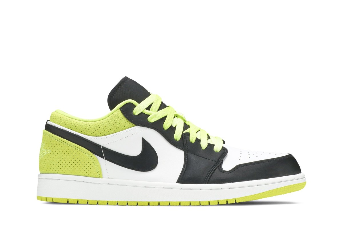 Nike Air Jordan 1 ホワイト/ブラック/イエロー/グリーン Size 8.5 - Air Jordan 1 Low Cyber for sale online | eBay