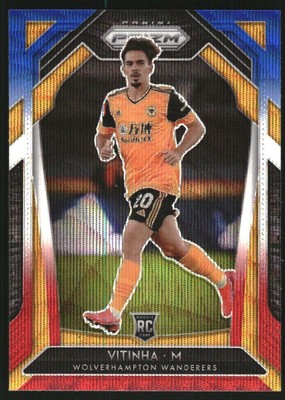 2020-21 Panini Prizm English Premier League Prizms Red White Blue #140 Vitinha