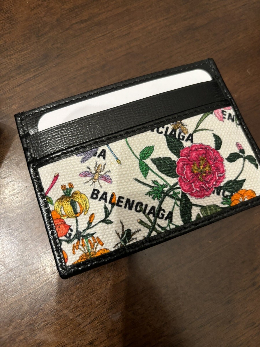 希少♪【国内発送★GUCCI×BALENCIAGA】フローラ カードケース 激レア】【新品】GUCCI×BALENCIAGA フローラカードケース