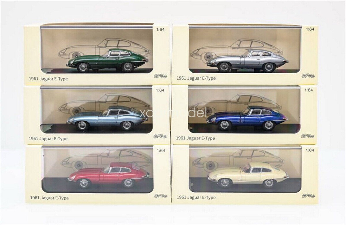 【新品】1/64 GFCC 1961 Jaguar E-Type Coupe GFCC 1:64 Scale 1961 Jaguar E-Type Open-cover Version Alloy
