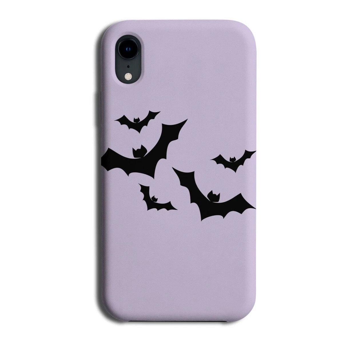 Purple Bats Phone Case Cover Bat Halloween Horror Spooky Black Silhouette A734