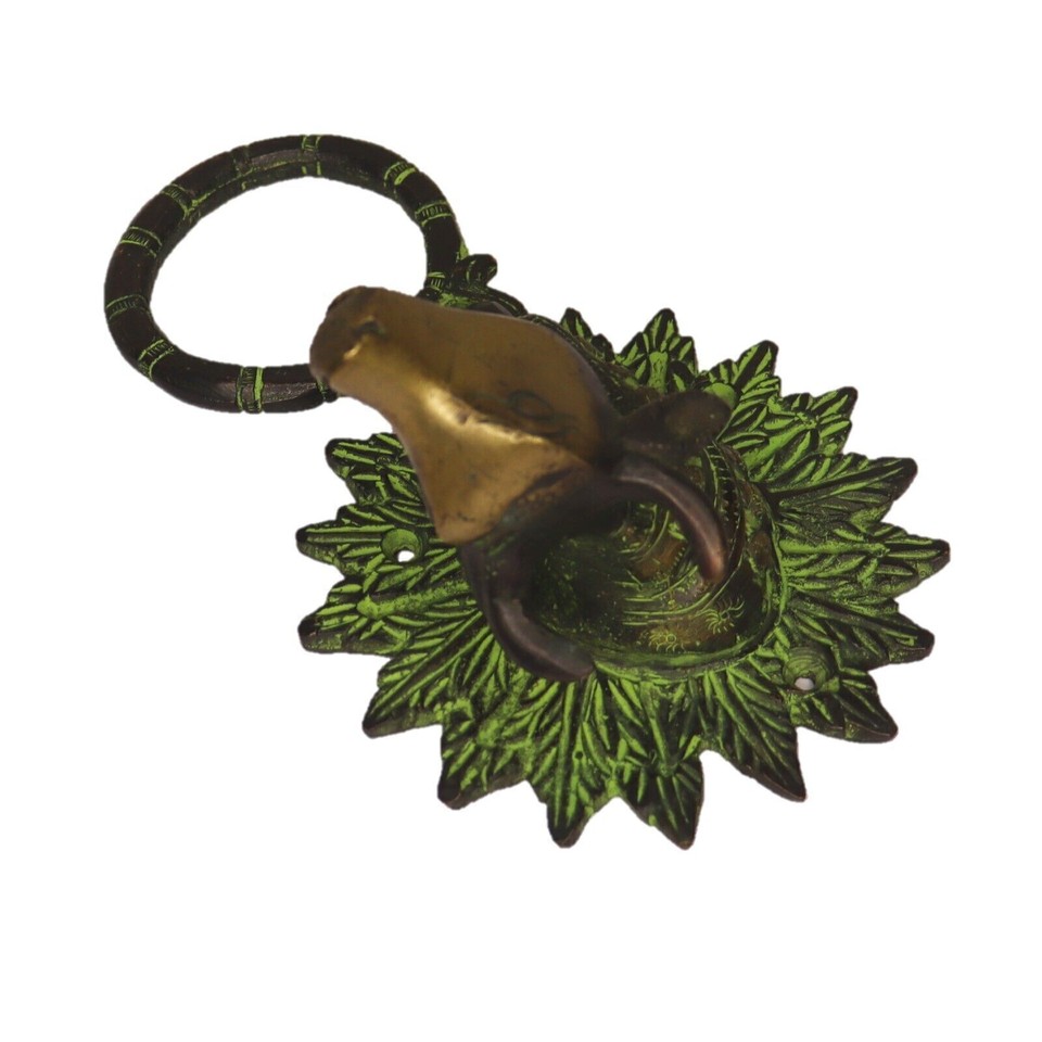 Victorian Style Cow Face Shape Doorbell Handmade Brass Home Decor Door