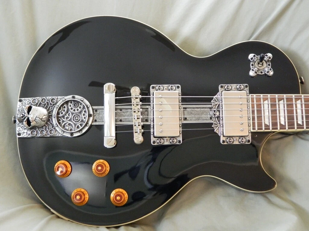 6 SKULL Steampunk parts for Epiphone Les Paul Standard Guitar