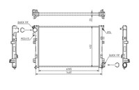 Hart KüHler WasserküHler FüR Fiat Scudo Kasten CitroëN Jumpy 220 220L 220P