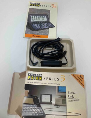 Vintage Psion Series 3A Palmtop Series Link Cable for Older Apple Mac's