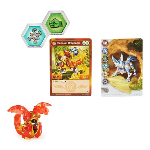 Bakugan Evolutions Platinum Series True Metal Dragonoid Actionfigur - Bild 2 von 4