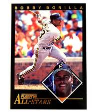Bobby Bonilla 1992 Fleer All Stars Insert #4 MLB Pittsburgh Pirates