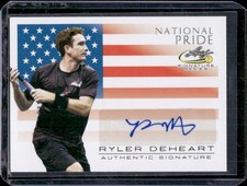 Ryler Deheart 2017 Leaf Tennis Signature Series National Pride Auto Autograph