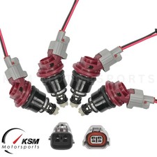 4 x 1200cc Fuel Injectors for NISSAN Nismo SR20DET 180sx 200sx Silvia e85 flex