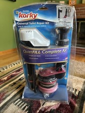 NEW KORKY 4010PK UNIVERSAL COMPLETE TOILET FILL VALVE FLAPPER FULL KIT 6182679