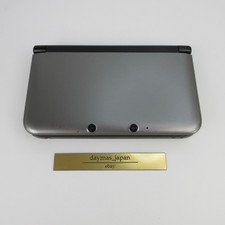   Excellent  Nintendo 3DS LL XL Silver x Black Console ONLY Japanese Edition Arr0