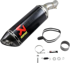 Akrapovic Slip-On Muffler Carbon Fiber #S-K6SO7-ZC for Kawasaki Ninja ZX-6R