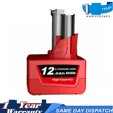 12Ah For Milwaukee 12V M12B6 Pack Lithium M12 Battery M12B5 48-11-2440 Cordless
