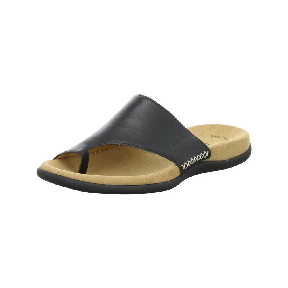 Ciabatte Sandalo Donna Gabor 63.751 - In Pelle, Tacco Basso, Nuovo Con Scatola - 3