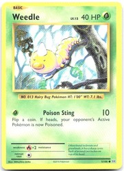 Weedle 5/108 XY Evolutions Common