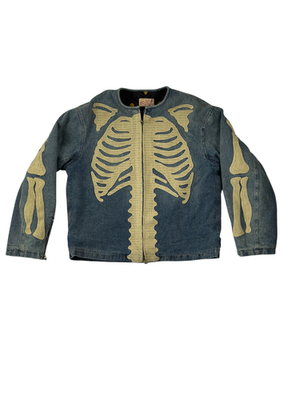 Kapital 14oz Denim Motocross Jacket Bone Embroidery | eBay Kapital 14oz Denim Motocross Jacket Bone Embroidery | eBay