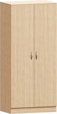 2 Door Wardrobe with Hanging Rails Modern Large Wooden Furniture Fully Assembled
