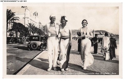 CAR-AEYP1-0023-06 - NICE - Pyjamas Auf Der Promenade Des Anglais - Mode
