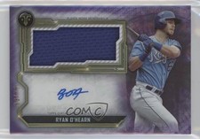 2020 Triple Threads Single Jumbo Relics Amethyst 3/75 Ryan O'Hearn Auto 1b8