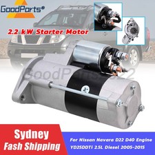 For Nissan Navara D22 D40 YD25DDTi 2.5L Turbo Diesel 2005-2015 Starter Motor 12V