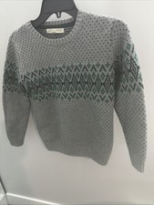 Hope  Henry Crewneck Pullover Kids Boys Size Large 100  Organic Cotton Gray