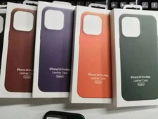 New Original Leather Case with MagSafe For iPhone 14/ 14 Pro/ 14 Plus/14 Pro Max