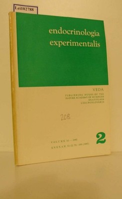 Endocrinologia experimentalis / VEDA / Volume 15 - 1981 / Enexam 15 (2) 73 - 160