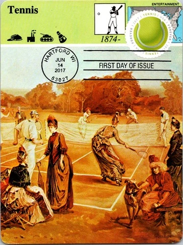 Dr Jim Stamps Maximum Card Tennis Usa Forever Fdc