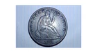 1871 Seated Liberty Half Dollar 50c Nice 90% Silver Coin!