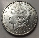 1899 Morgan Silver Dollar $1, Choice AU++/BU. Key, Great Eye Appeal! STC! G171