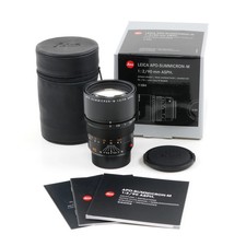 LEICA 90MM F2 APO-SUMMICRON-M ASPH NERO 6-BIT + SCATOLA 11884 #5154