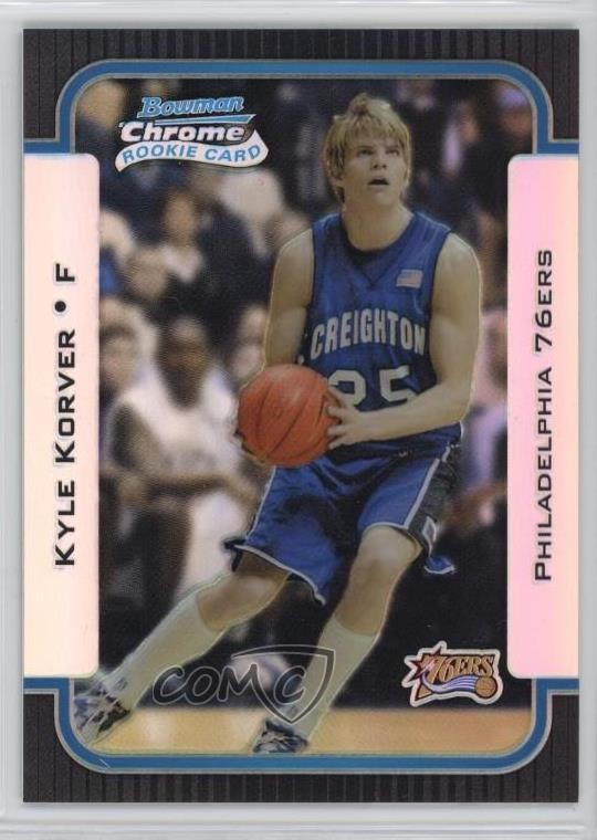 2003-04 Bowman Rookies & Stars Chrome Refractor 146/300 Kyle Korver #129 ts5