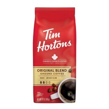Tim Hortons Original Blend Ground Coffee, 100% Arabica Medium Roast, 12oz Bag 10.81 per pound