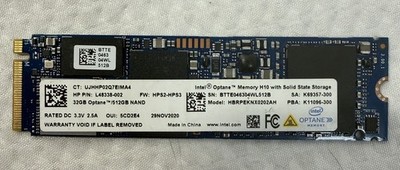 Intel Optane H10 512GB+32GB M.2 NVMe SSD HBRPEKNX0202AH L48338-002 Tested