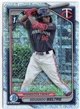 Eduardo Beltre (RC) 1st Rookie Mojo Refractors 2024 Bowman Chrome BCP-170