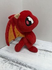 Neopets Red Shoyru Plush 7 Dragon Stuffed Animal 2003