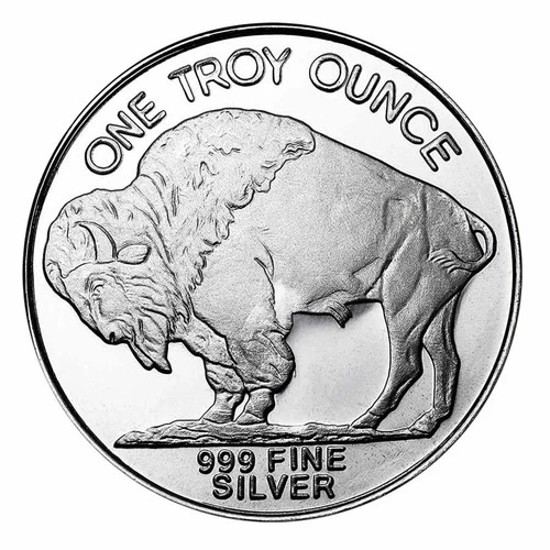 New ListingEbay Live 34.20 Golden State Mint Buffalo 1 oz Silver Round