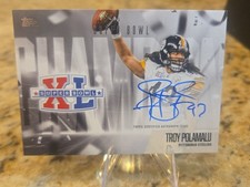 2026 Topps Flagship Troy Polamalu Super Bowl Champion On Card Autograph