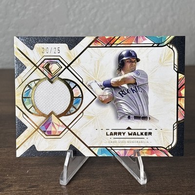2025 Topps Diamond Icons Larry Walker Game Used Jersey Patch /25 Rockies