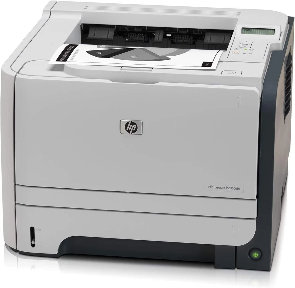 HP LaserJet P2055DN A4 USB Network Duplex Desktop Laser Printer - Full Toner - Image 4 of 4