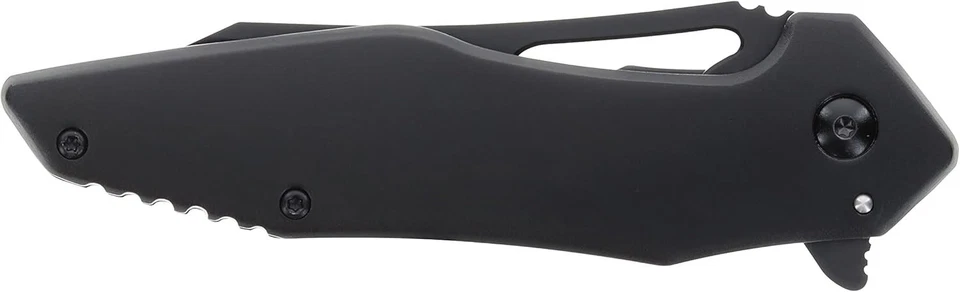 Cuchillo de Bolsillo Plegable Schrade Killer Whale Linerlock Negro Aluminio 1159321 Foto 2 de 3