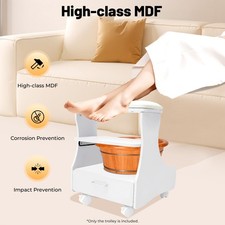 Foot Bath Stool, Foot Bath Trolley Foot Rest Pedicure Manicure Chair