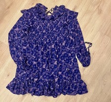 Free People Women's These Dreams Floral Ruffled Mini Dress
