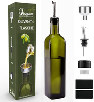 Bugucat ÖLflasche 500ML, Essigflasche Aus Glas Mit Spender,ÖL Flaschen Mit