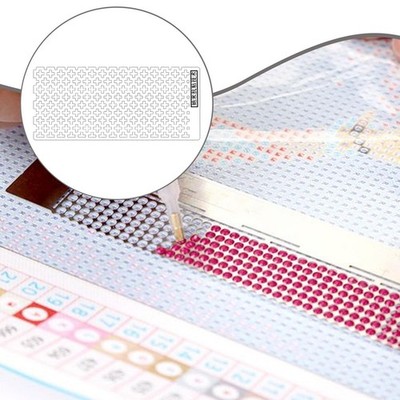 Diamant Ziehlineal Vierkant Bohrer Netz Lineal Effizient Stabil Messwerkzeug