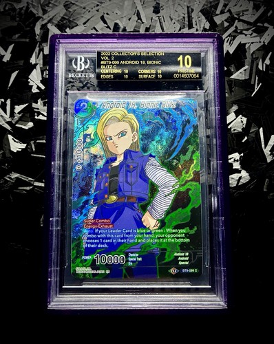 Dragon Ball Super Android 18 BGS PSA 10 Black Label Collectors Selection