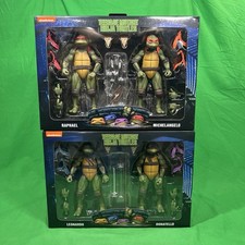 NECA TMNT NINJA TURTLES MOVIE 1990 LEONARDO DONATELLO RAPHAEL & MICHELANGELO set