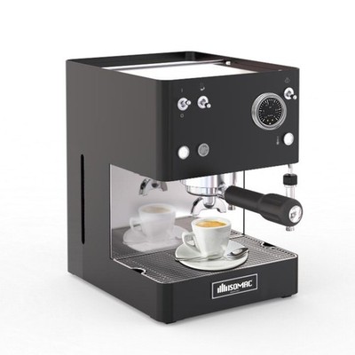 Isomac Giada black Siebträgermaschine Edelstahl   Neu & OVP , Made in Italy