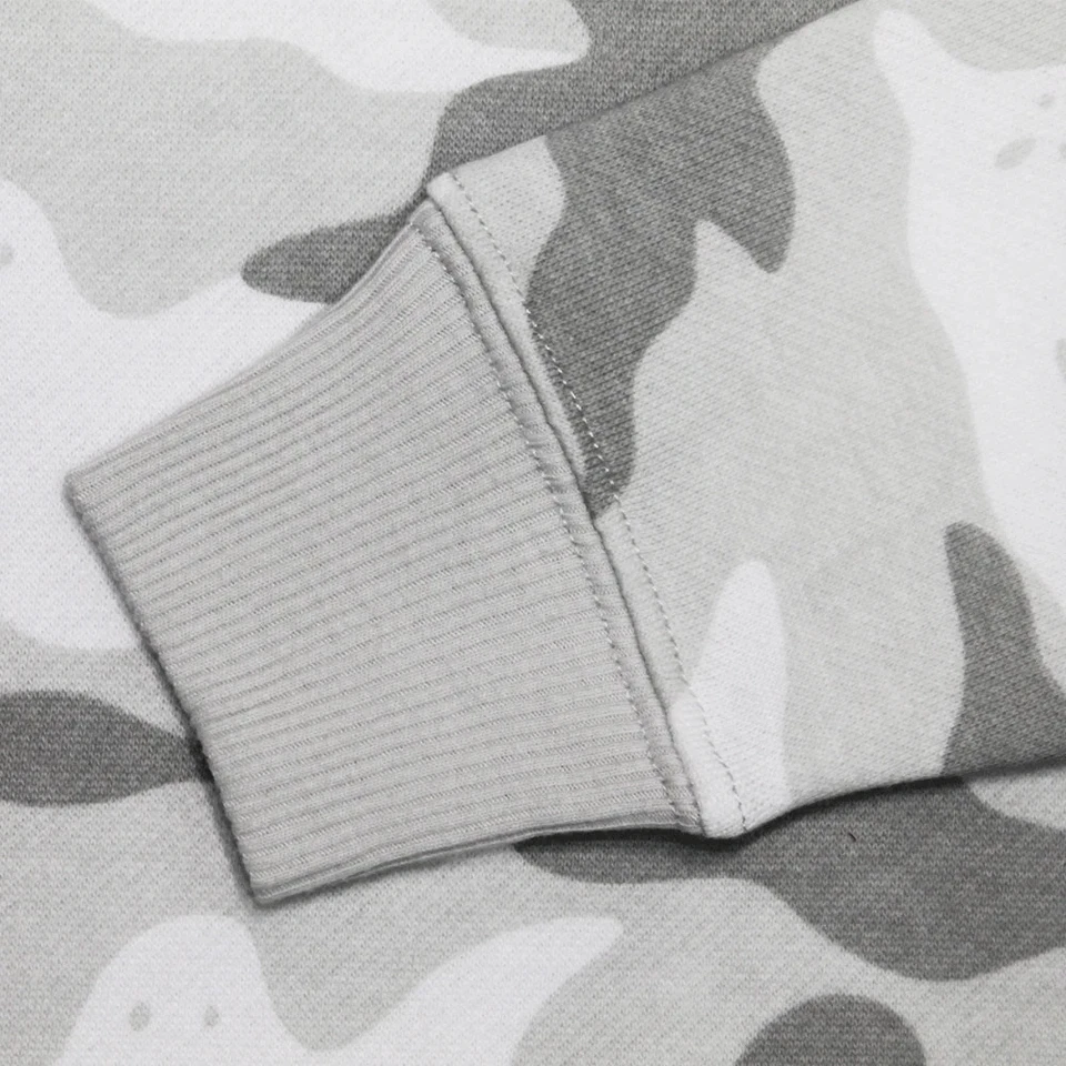 Unisex Damen Herren Halloween Geist Grafik Pullover Sweater Grau Camouflage Camoflauge - Bild 3 von 4