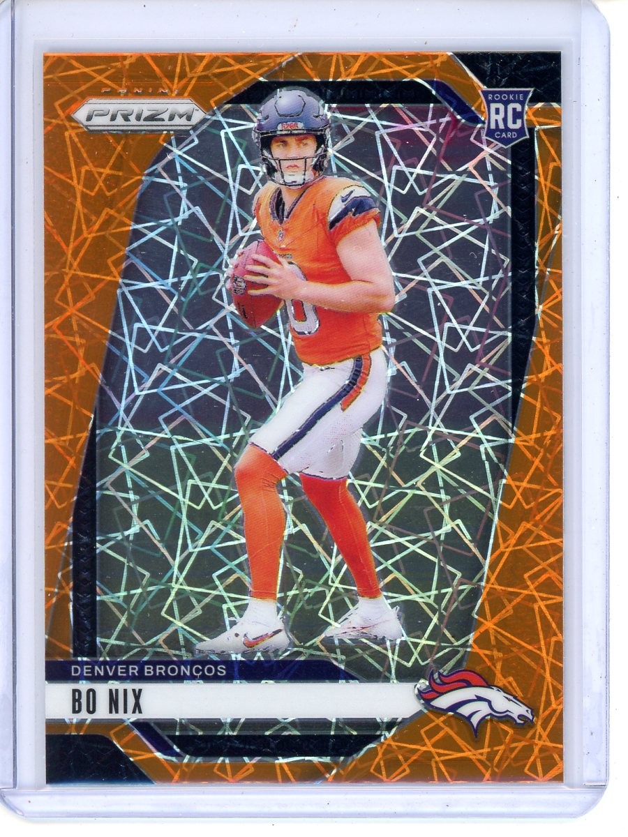 Bo Nix Lazer Rookie 2024 Panini Prizm #309